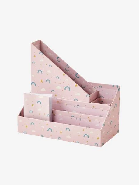 Set Rangement Bureau Arc-en-ciel Rose - Vertbaudet 5 Set Rangement Bureau Arc-en-ciel Rose - Vertbaudet – Image 3