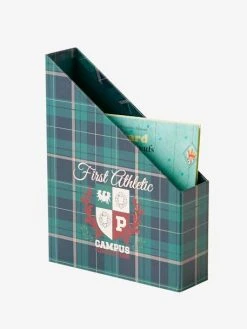 Set Rangement Bureau Ecusson Vert / Bleu - Vertbaudet -Vertbaudet Boutique set rangement bureau ecusson 5