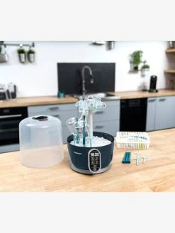 Stérilisateur Et Sèche-biberons électrique BABYMOOV Turbo Pure Gris - Babymoov -Vertbaudet Boutique sterilisateur et seche biberons electrique babymoov turbo pure 2