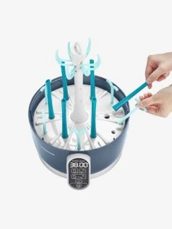 Stérilisateur Et Sèche-biberons électrique BABYMOOV Turbo Pure Gris - Babymoov -Vertbaudet Boutique sterilisateur et seche biberons electrique babymoov turbo pure 4