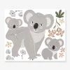 Stickers Géants Branche Koala Lilydale LILIPINSO Gris - Lilipinso -Vertbaudet Boutique stickers geants branche koala lilydale lilipinso