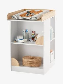 Table à Langer Transformable En Bibliothèque LIGNE ECLIPSE Blanc - Vertbaudet