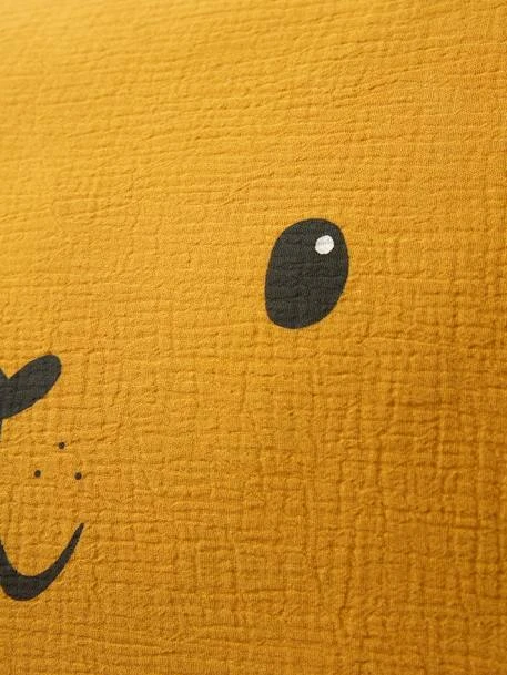 Taie D'oreille Bébé En Gaze De Coton Tigre HANOÏ Jaune Moyen Uni Avec Decor - Vertbaudet 5 Taie D'oreille Bébé En Gaze De Coton Tigre HANOÏ Jaune Moyen Uni Avec Decor - Vertbaudet – Image 3