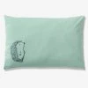 Taie D'oreiller Bébé Bio Collection LOVELY NATURE Vert/ivoire - Vertbaudet