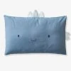 Taie D'oreiller Bébé PETIT DINO Bleu - Vertbaudet 1 Taie D'oreiller Bébé PETIT DINO Bleu - Vertbaudet -Vertbaudet Boutique taie doreiller bebe petit dino