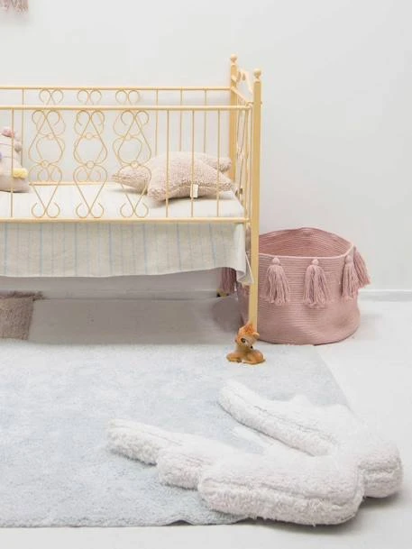 Tapis Coton Lavable Ailes Puffy Wings LORENA CANALS Bleu Grisé - Lorena Canals 4 Tapis Coton Lavable Ailes Puffy Wings LORENA CANALS Bleu Grisé - Lorena Canals – Image 2