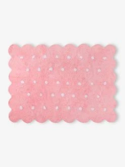 Tapis Coton Lavable Biscuit à Pois LORENA CANALS Rose - Lorena Canals -Vertbaudet Boutique tapis coton lavable biscuit a pois lorena canals 2