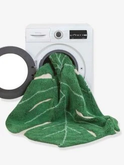 Tapis Coton Lavable Feuille Monstera LORENA CANALS Vert - Lorena Canals 12 Tapis Coton Lavable Feuille Monstera LORENA CANALS Vert - Lorena Canals -Vertbaudet Boutique tapis coton lavable feuille monstera lorena canals 4