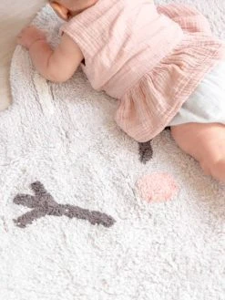 Tapis Coton Lavable Nuage Happy Cloud LORENA CANALS Gris - Lorena Canals -Vertbaudet Boutique tapis coton lavable nuage happy cloud lorena canals 2