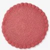 Tapis Crochet Vieux Rose - Vertbaudet -Vertbaudet Boutique tapis crochet