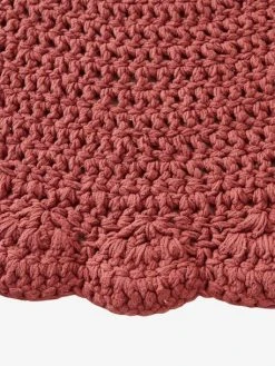 Tapis Crochet Vieux Rose - Vertbaudet -Vertbaudet Boutique tapis crochet 3