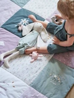 Tapis De Sol Patchwork DOUCE PROVENCE Parme / Multicolore - Vertbaudet -Vertbaudet Boutique tapis de sol patchwork douce provence 2