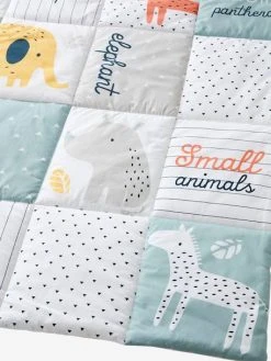 Tapis De Sol Patchwork Jungle Baby Multicolore - Vertbaudet -Vertbaudet Boutique tapis de sol patchwork jungle baby 3