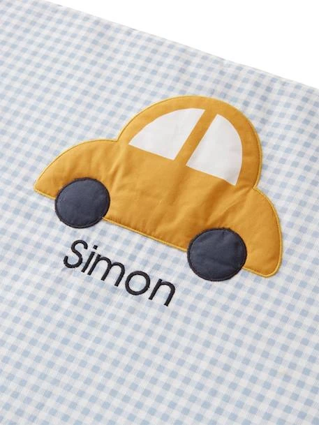 Tapis Photo Bébé Personnalisable En Gaze De Coton EN VOITURE SIMON ! Bleu - Vertbaudet 5 Tapis Photo Bébé Personnalisable En Gaze De Coton EN VOITURE SIMON ! Bleu - Vertbaudet – Image 4