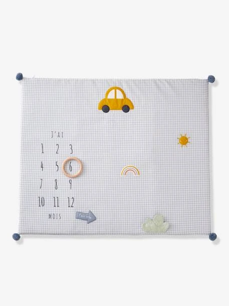 Tapis Photo Bébé Personnalisable En Gaze De Coton EN VOITURE SIMON ! Bleu - Vertbaudet 7 Tapis Photo Bébé Personnalisable En Gaze De Coton EN VOITURE SIMON ! Bleu - Vertbaudet – Image 6