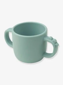 Tasse à 2 Poignées DONE BY DEER Peekaboo Crocodile En Silicone Vert - Done By Deer -Vertbaudet Boutique tasse a 2 poignees done by deer peekaboo crocodile en silicone 5