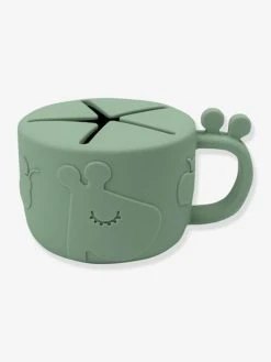 Tasse à Goûter DONE BY DEER Peekaboo Raffi En Silicone Vert - Done By Deer -Vertbaudet Boutique tasse a gouter done by deer peekaboo raffi en silicone 4