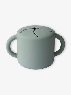 Tasse à Goûter MUSHIE En Silicone Vert - Mushie -Vertbaudet Boutique tasse a gouter mushie en silicone 3