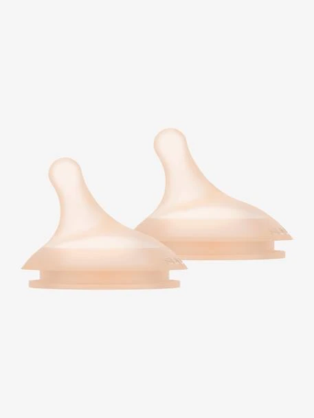 Tétine Spécial Allaitement Pour Biberon Zéro Zéro® SUAVINEX (lot De 2) Peau - Suavinex 3 Tétine Spécial Allaitement Pour Biberon Zéro Zéro® SUAVINEX (lot De 2) Peau - Suavinex
