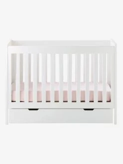 Tiroir De Rangement à Roulettes Pour Lit Bébé Blanc - Vertbaudet -Vertbaudet Boutique tiroir de rangement a roulettes pour lit bebe 4