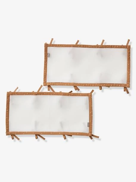 Tour De Lit Respirant Petit Nomade écru / Camel - Vertbaudet 4 Tour De Lit Respirant Petit Nomade écru / Camel - Vertbaudet – Image 2