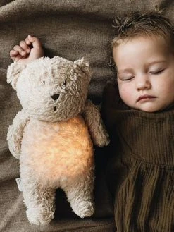 Veilleuse Peluche MOONIE Ourson En Coton Bio* Beige Sable - Moonie -Vertbaudet Boutique veilleuse peluche moonie ourson en coton bio 1